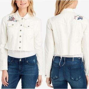 Jessica Simpson Crop Denim Jacket NWT